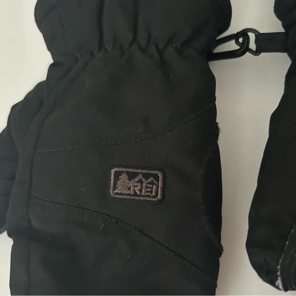⭐ REI EI Kids Unisex Black Mittens Gloves XXS